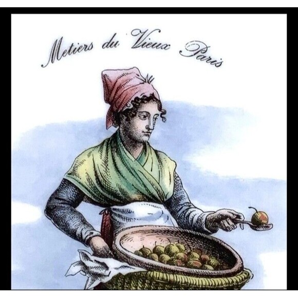 Vintage Set of 3 Meiselman Imports Bavaria Plates Trades of Old Paris Beautiful - Picture 2 of 11